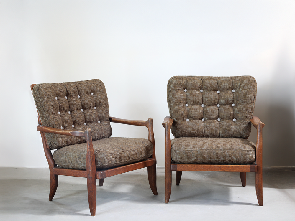 Pair of Guillerme et Chambron José Chairs