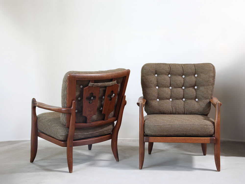Pair of Guillerme et Chambron José Chairs