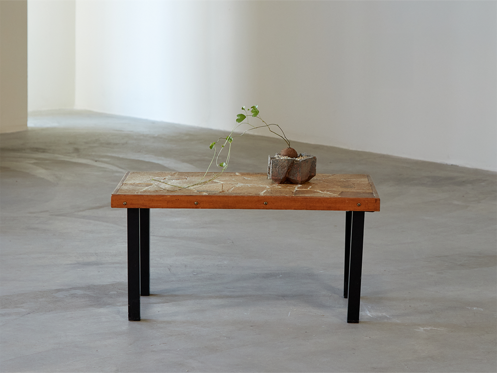 French stone Side table, c1950's