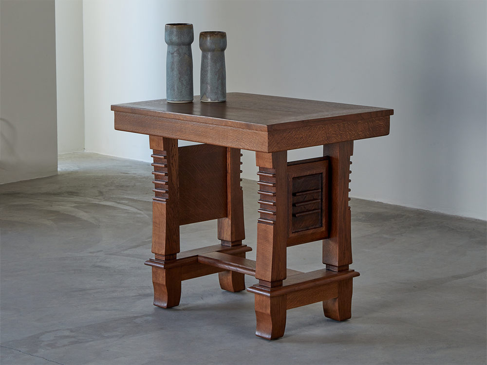 Art deco console table in the manner of Charles Dudouyt