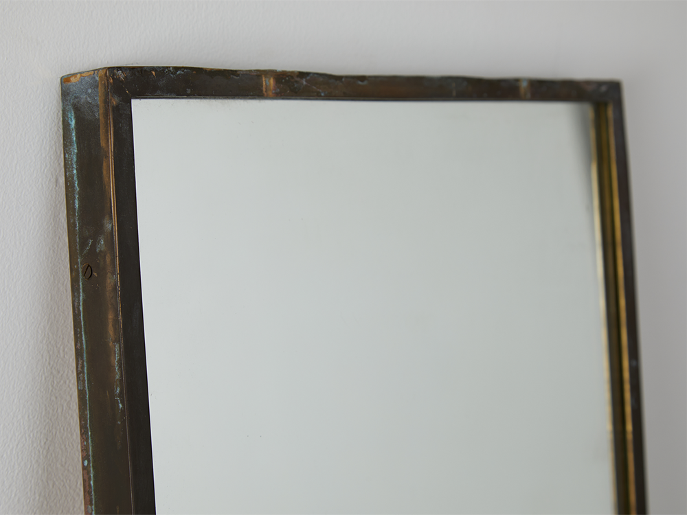1950s Italian Shield Mirror