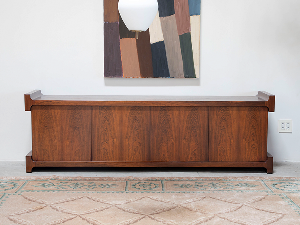 Walnut Cabinet, Italy c1960s