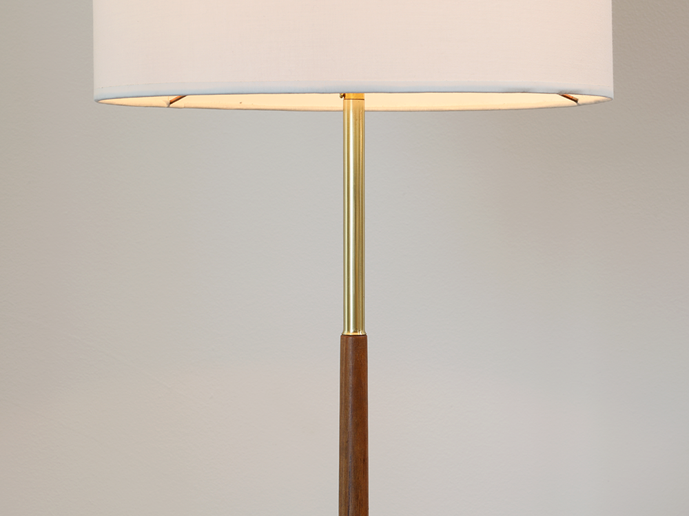 Teak Floor Lamp