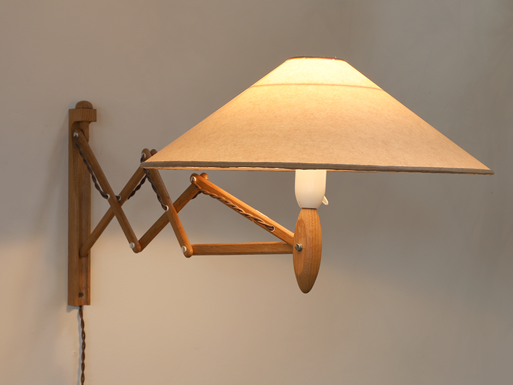 Le Klint "Sax" wall lamp by Erik Hansen c1970s COPY