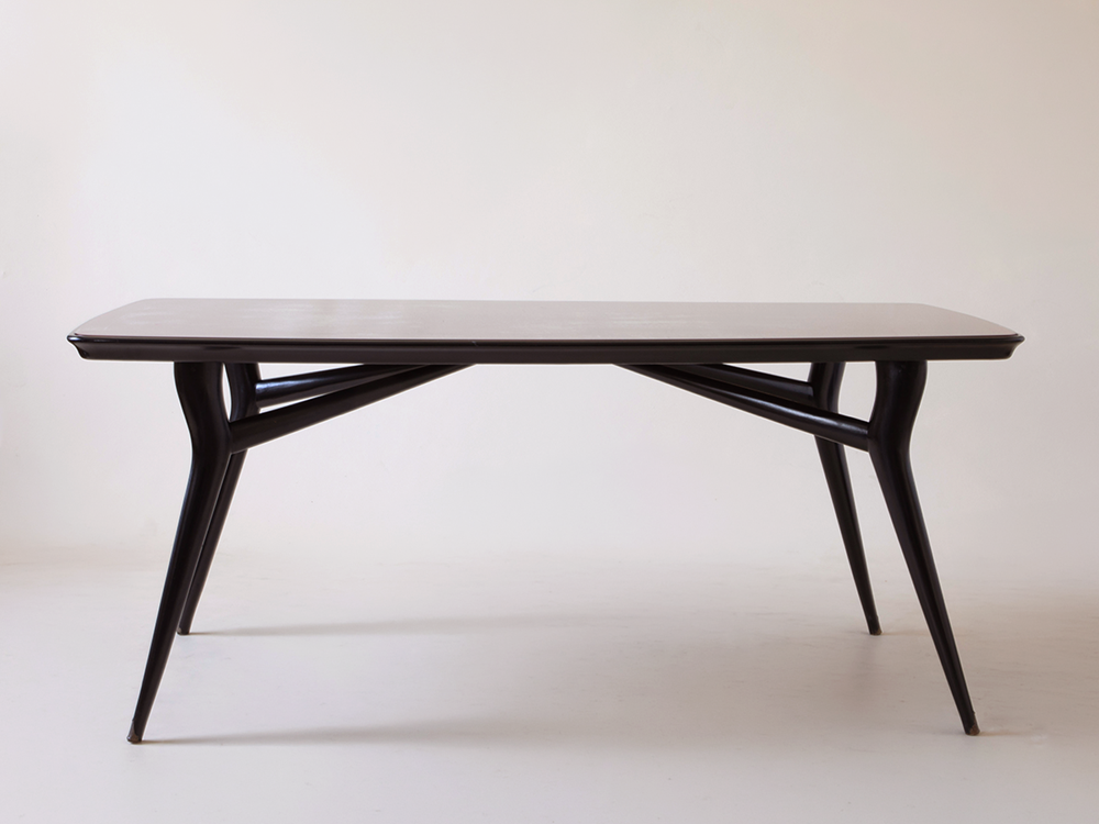 Ico Parisi Attributed Dining Table in Walnut, Italy c1950s