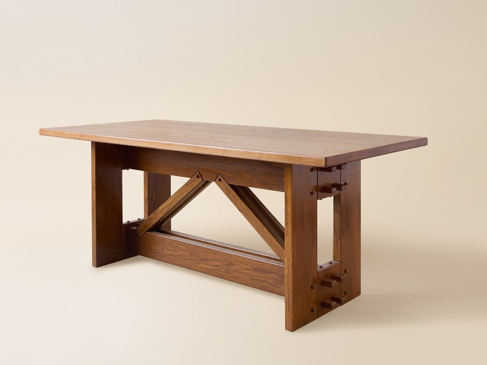Giuseppe Rivadossi Attributed Carved Wood Dining Table, Italy