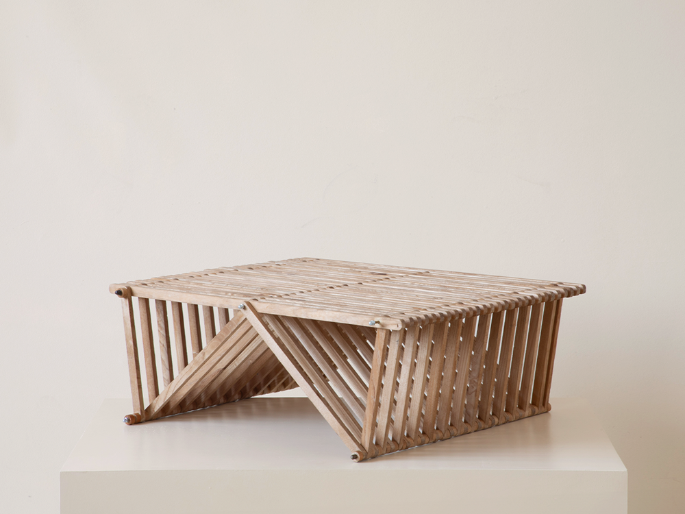 Svandinavian Pine Side Table, c1970s