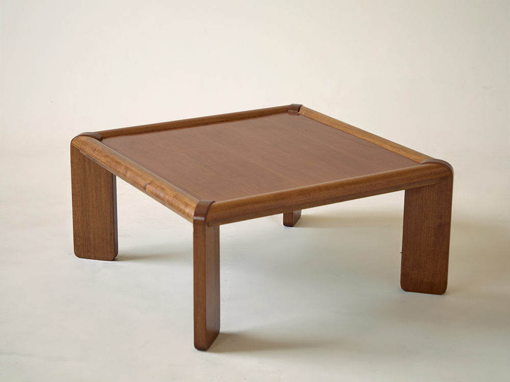 Italian Walnut Coffee Table c1960s