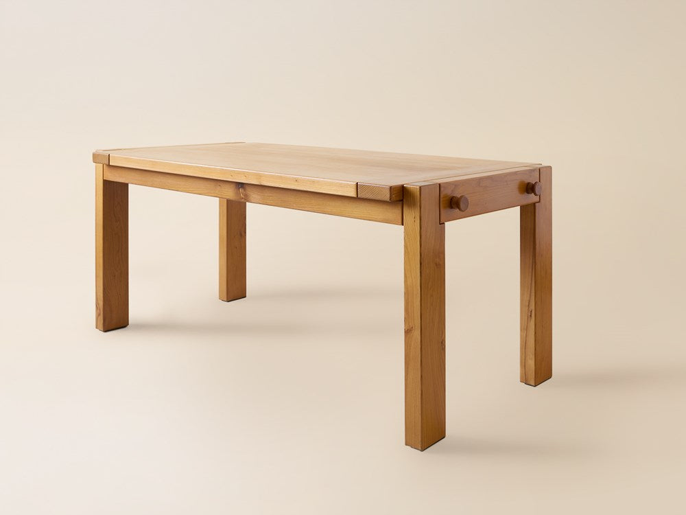 Maison Regain Oak Dining Table, France, c. 1960s