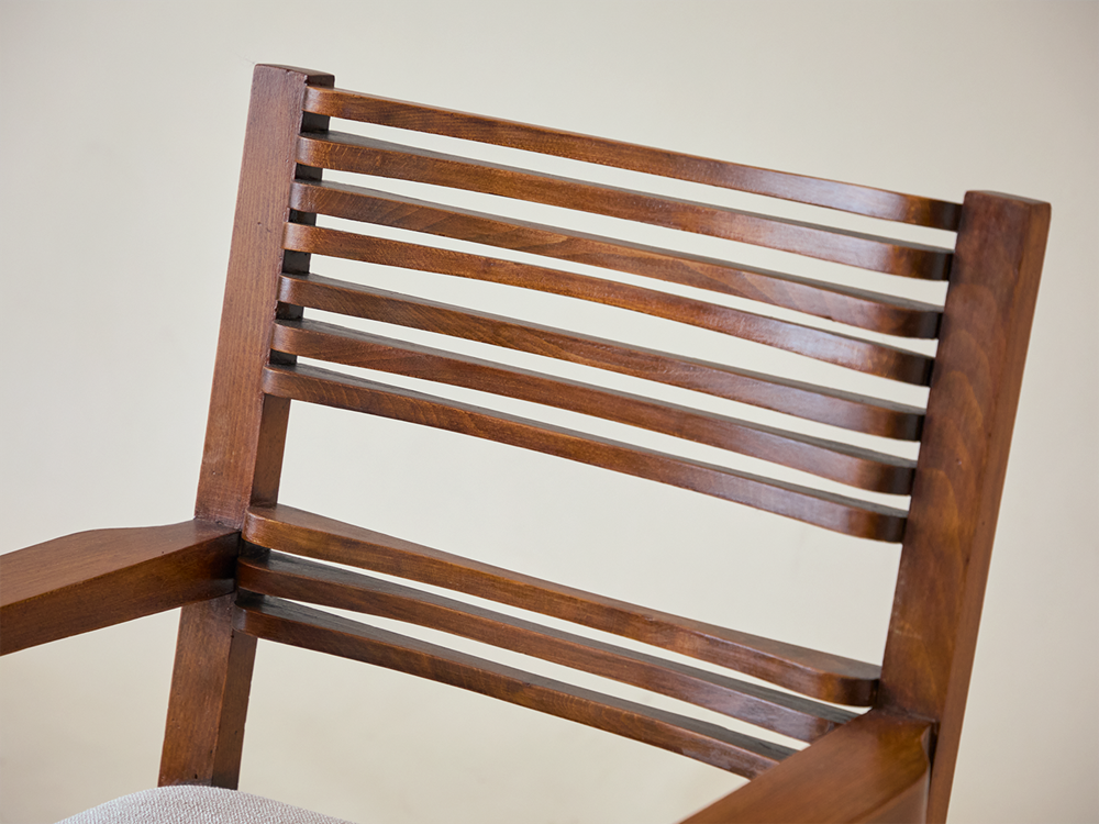 Pair of Piero Bottoni Armchairs, Italy 1930s