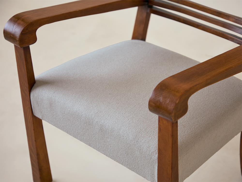 Pair of Piero Bottoni Armchairs, Italy 1930s