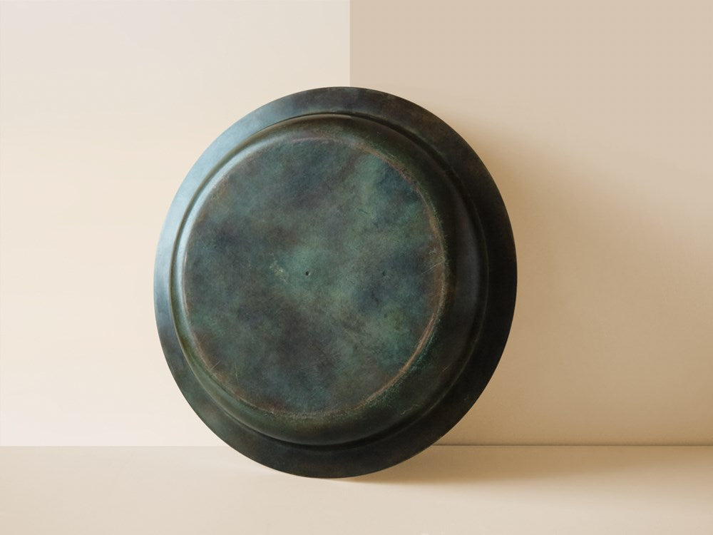Large Danish Bronze Dish