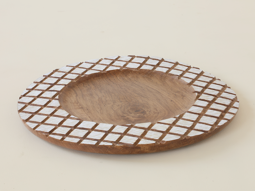 Carved Rim Platter