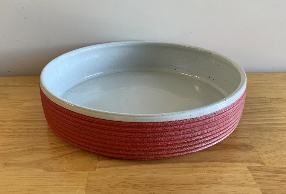 Color Block Serving Bowl