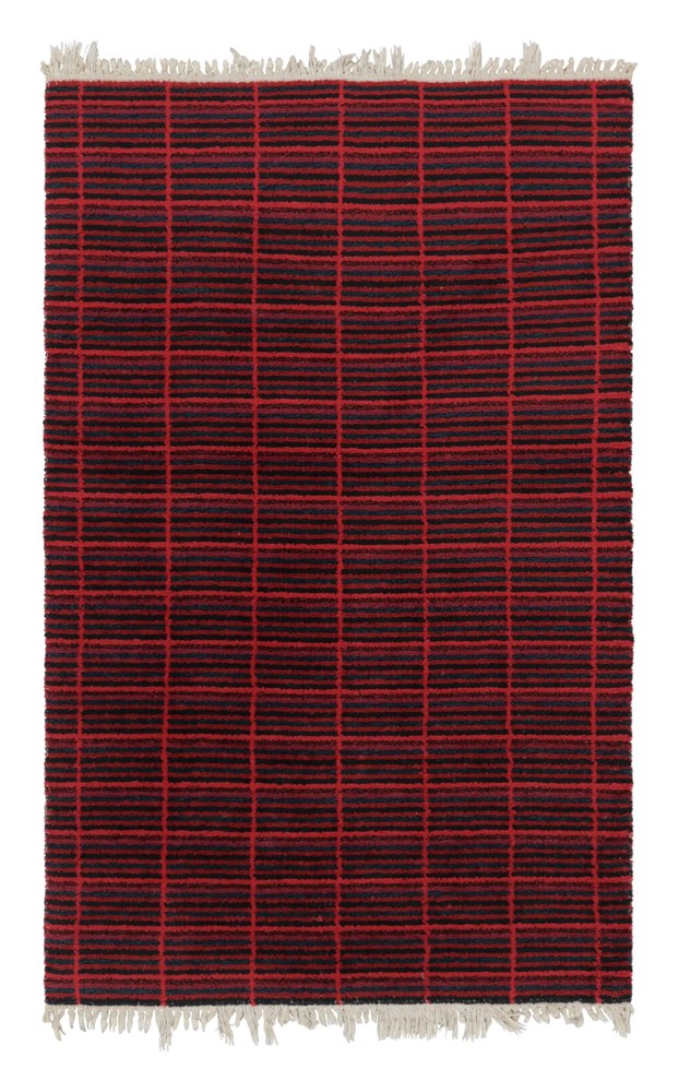 Vintage Swedish Rya Rug