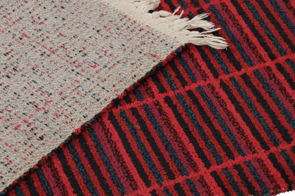 Vintage Swedish Rya Rug