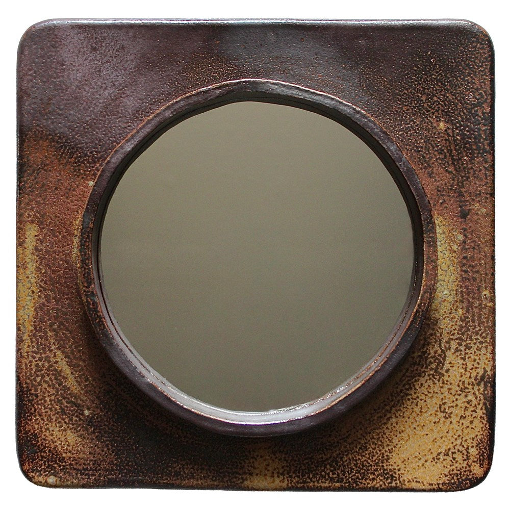 Soda Ash Porthole Mirror