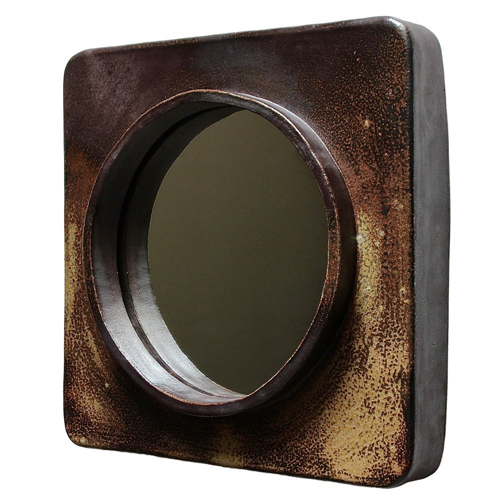 Soda Ash Porthole Mirror