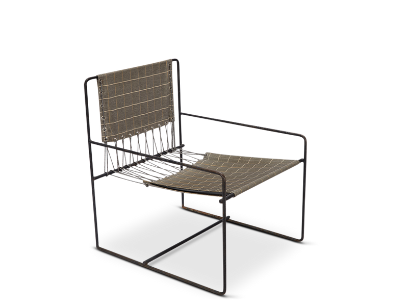 Steel Frame Lounge Chair