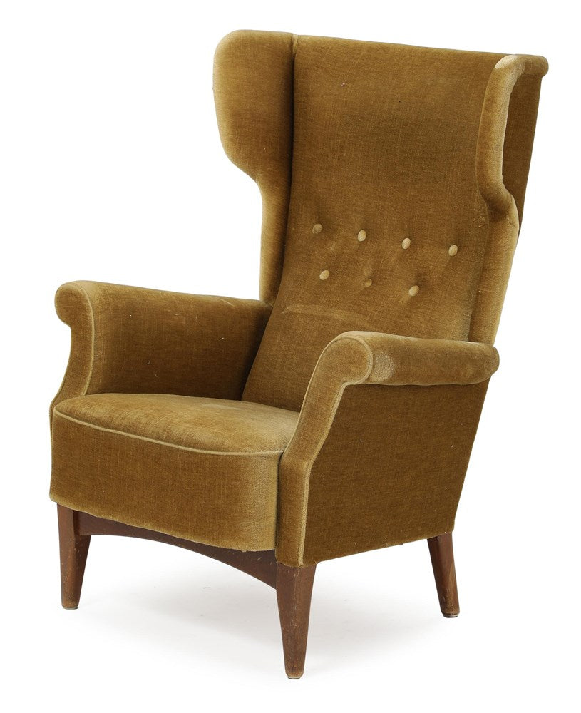 "Model 8023" Wingback Chair by Fritz Hansen