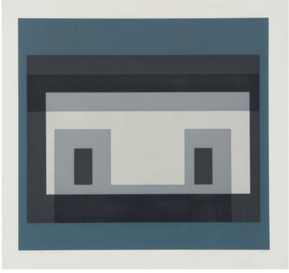 "Variant IV" from the Formulation: Articulation Portfolio by Josef Albers