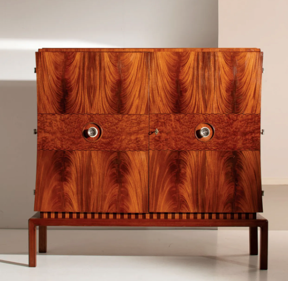 Teak & Mahogany Cabinet by Guglielmo Ulrich