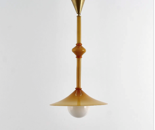 Zecchin Martinuzzi Murano Glass Chandelier, Italy c1930s