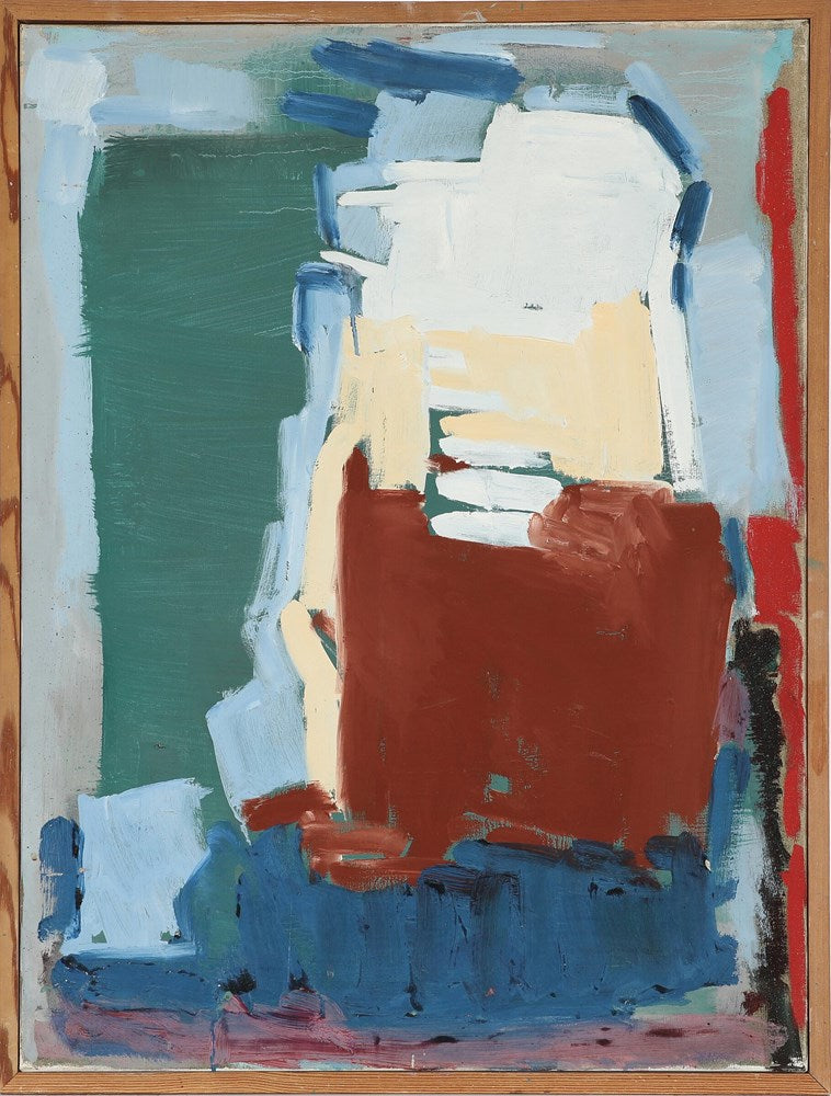 Egon Mathiesen Oil on Canvas, Denmark c1959