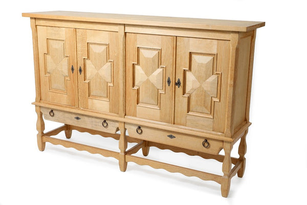 Oak Sideboard Cabinet by Henry Kjaernulf