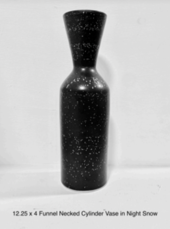 Funnel Neck Cylinder Vase
