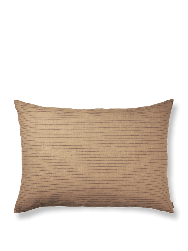 Brown Cotton Cushion