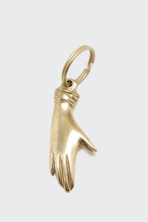 Brass Hand Keychain