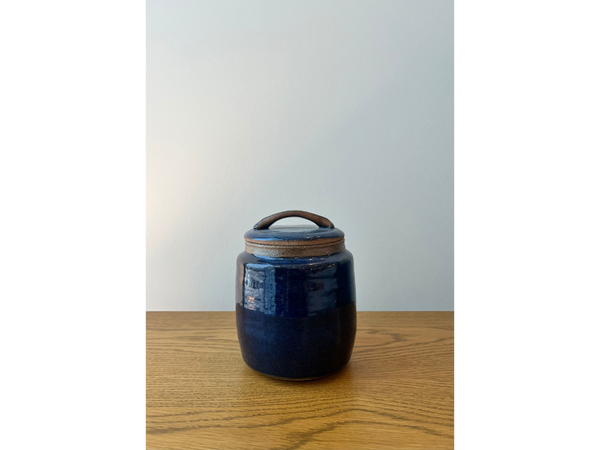 Blue Ceramic Jar #1