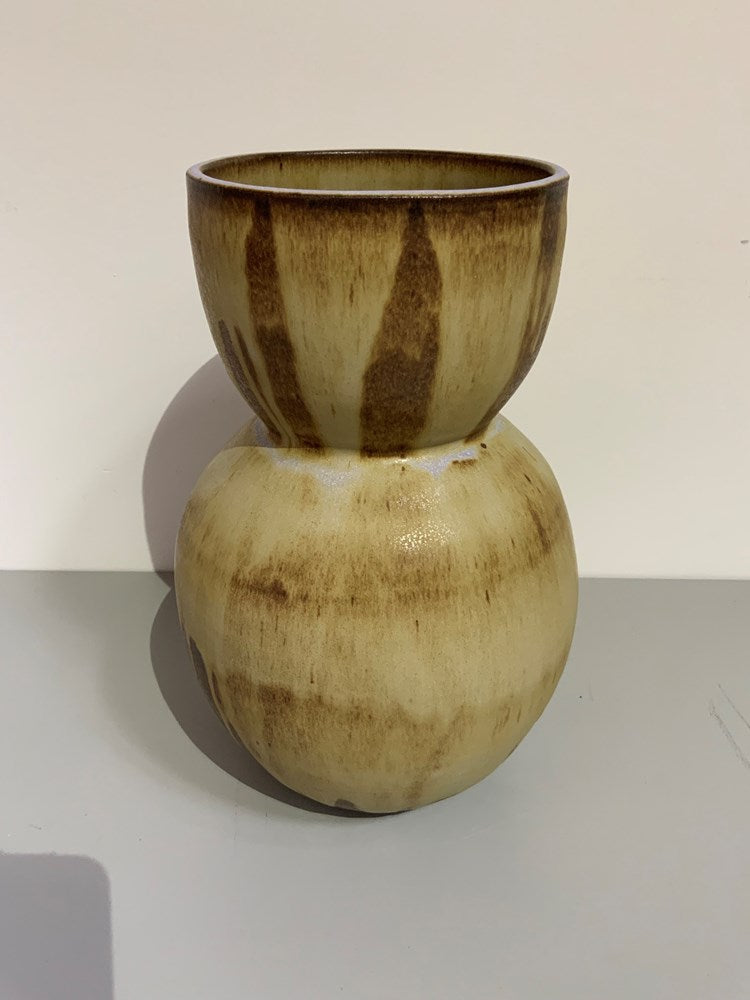 Poured Brown Vessel