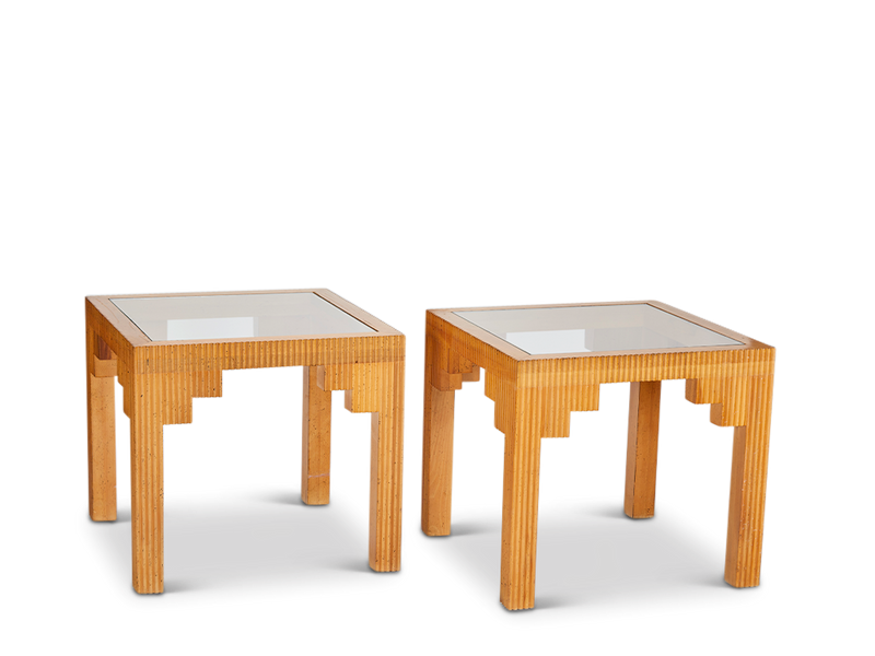 Pair of 1970s Chow Tables
