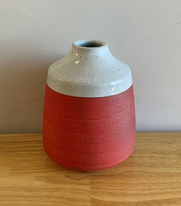 Color Block Short Stem Vase
