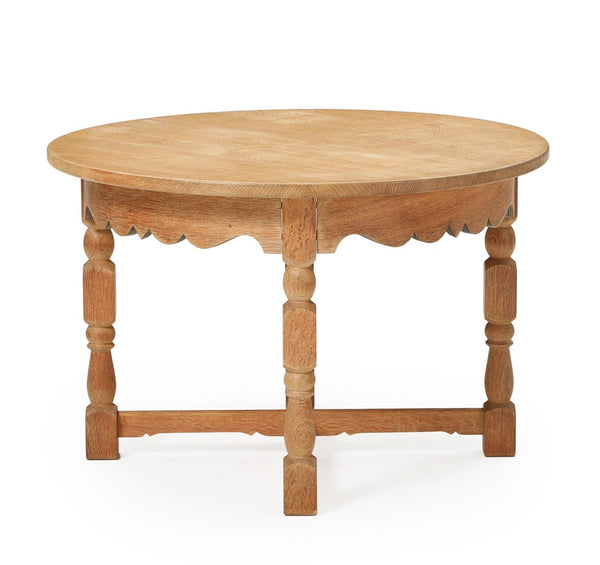 Solid Oak Coffee Table style of Henning Kjaernulf