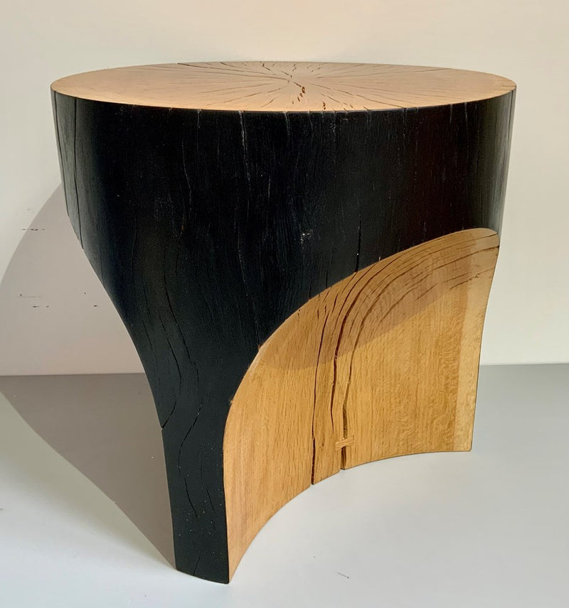 Archway Oak Wood Side Table