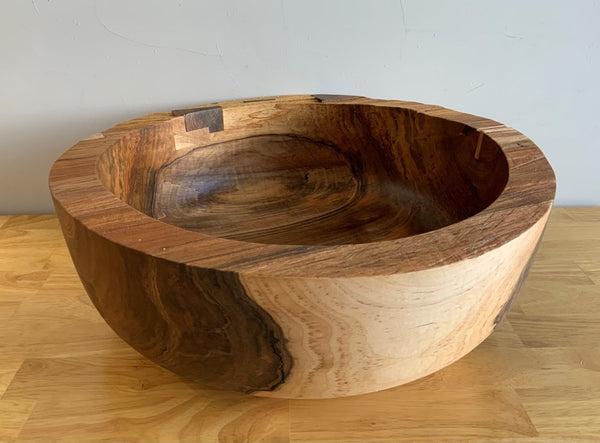 Carved Maple Wood Bowl